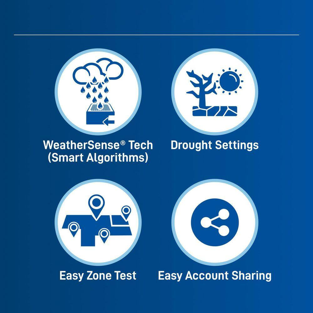 8 Zone Smart Indoor Sprinkler Controller Wifi Sprinkler Timer with Remote Control Efficient Watering Made Easy Grey
