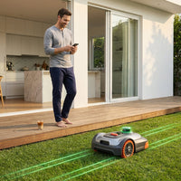 Robot Lawn Mower Built for Half-Acre Yards, LiDAR Navigation, AI Vision, Multi-Zone Mapping, App Control — Lifestyle