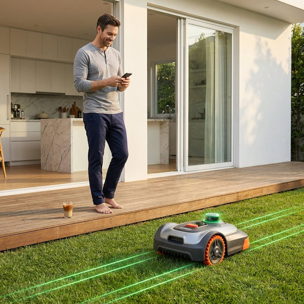 Robot Lawn Mower Built for Half-Acre Coverage, LiDAR Navigation, AI Vision, Multi-Zone Mapping