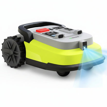 Robot Lawn Mower, RTK+AI Vision Robot Mower for Accurate Navigation & Obstacle Avoidance, No Perimeter Wire, Smart APP Control, Automatic Grass Cutting for Large Lawns, 55% Slopes, 52Db Quiet