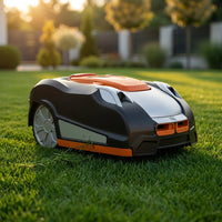Robotic Lawnmower, Nx100I 28-Volt, Auto Charging, Self-Propelled Side Discharge Machine — Studio Shot