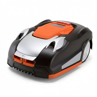Robotic Lawn Mower Engineered for Auto Charging, 28V Battery, Ultrasonic Sensors, 1/4 Acre Coverage
